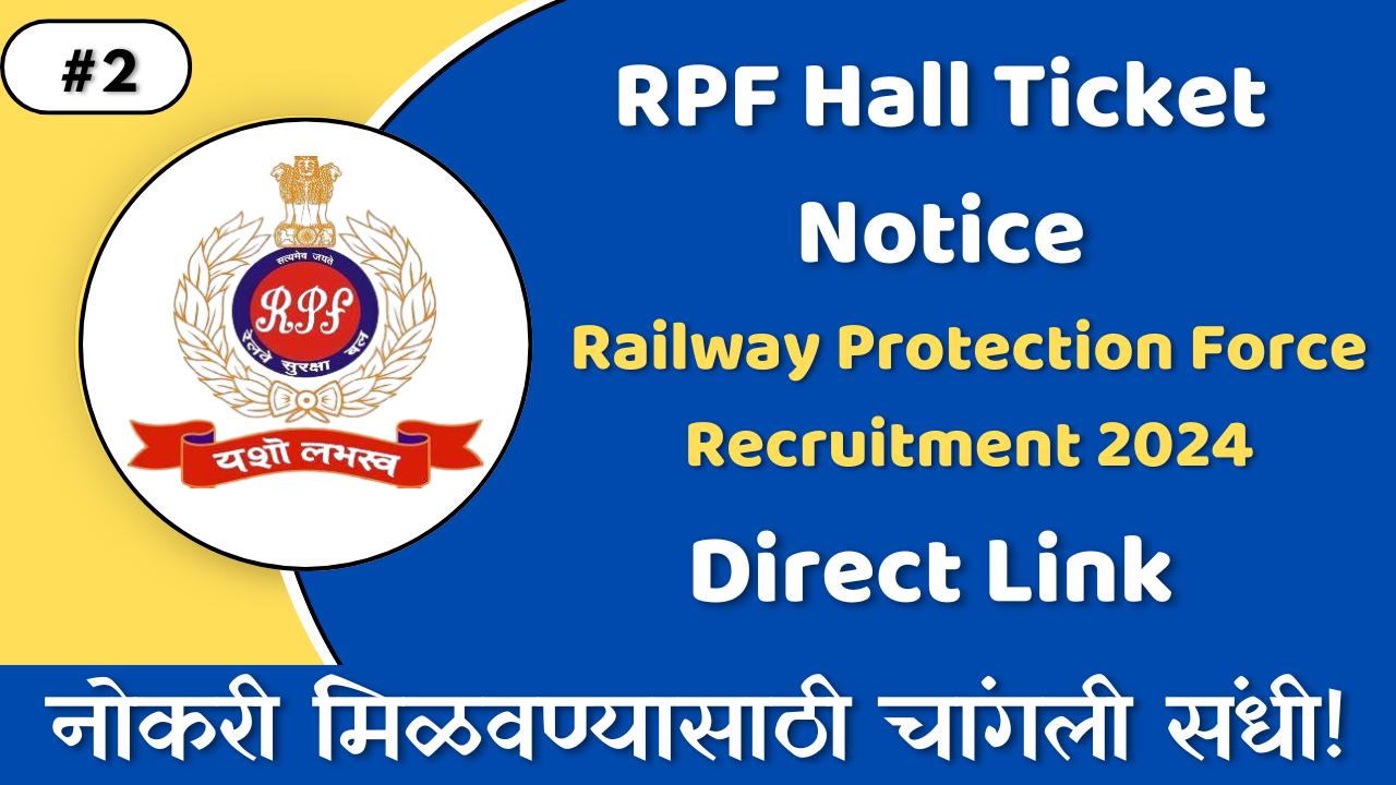 RPF Admit Card Now 2024